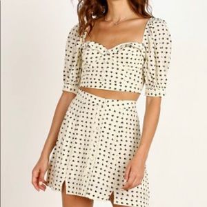 For love and lemons sweetheart top